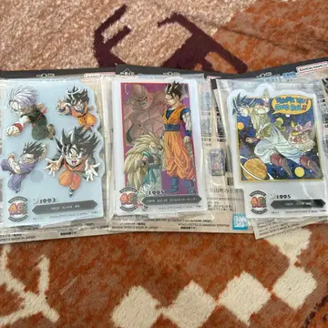 드래곤볼 제일복권 아크릴 스탠드 아클렉트 3종 세트