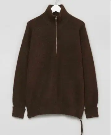 H 뷰티앤유스 구매 SIDE SLOPE 야크 하프 지퍼 스웨터