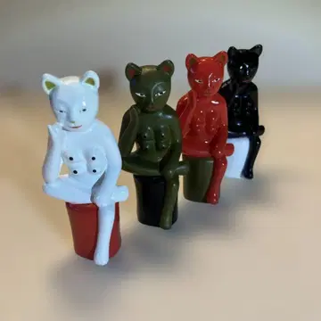 요코오 타다노리 마네키네코 가챠 피규어 세트 4종