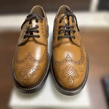 Brunello Cucinelli 브라운 윙 팁 슈즈