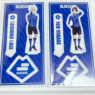 블루 록 네임 부착 아크릴 스탠드 원작 그림 나기 세이시로 미카게 레오