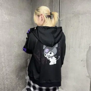 쿠로미 x PSYNYXX 콜라보 ZIP 후드티 지뢰 서브컬쳐 산리오