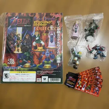 젤다의 전설 시간의 오카리나 리얼 피규어 컬렉션 거치대 포함 전 4종