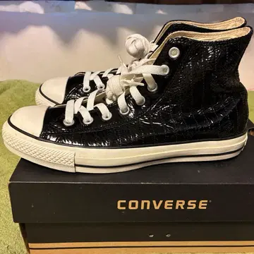 Converse 올스타 블랙 하이컷 스니커즈 26