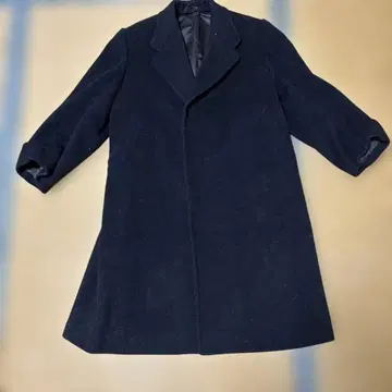 수트 위에 걸치는 코트 빅 사이즈 버튼 빠짐 블랙 네이비 겨울용