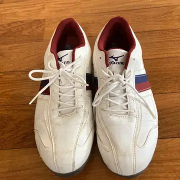 미즈노 골프화 화이트/레드/네이비