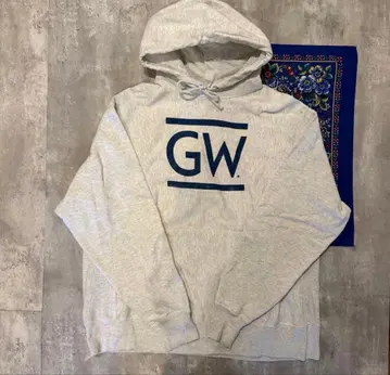 90-00s 파랑 택 Champion 리버스 후드티