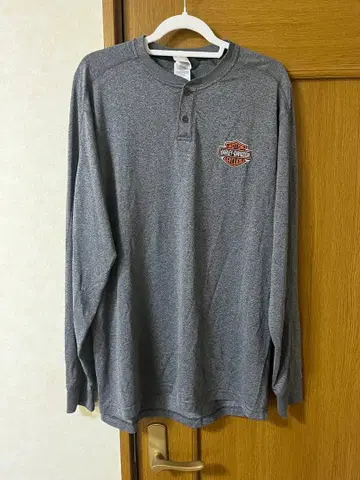 할리 데이비슨 긴팔 티셔츠 그레이