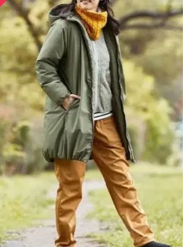 워크맨 발수 패디드 롱 후디