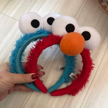 엘모 머리띠 2개 세트