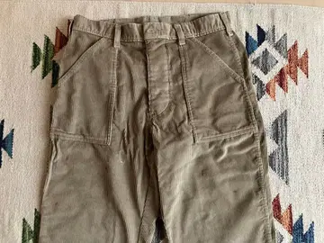 70s~80s 아이보리 코듀로이 팬츠