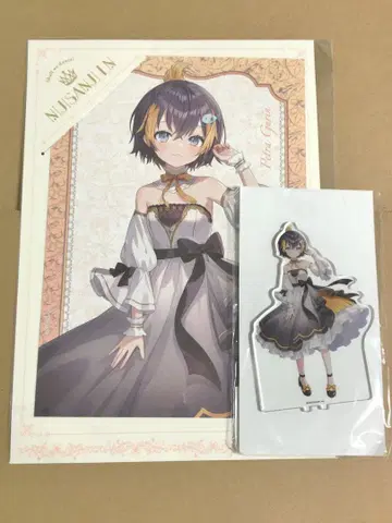 니지산지 EN 애니메이트 카페 아크릴 스탠드 포트레이트 페트라 그린