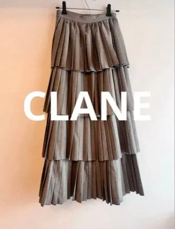 [ 컨디션 최상 ] CLANE 플리츠 롱 스커트 사이즈 0