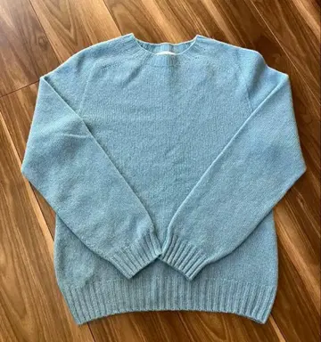 MORRIS&SONS 지롱 라무 크루넥 스웨터 영국제 Bshop