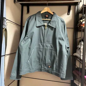 Dickies 지퍼 숏 블루종