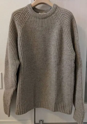 FUJITO Rib Knit Sweater 베이지