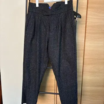 [ STELLA JEAN ] 다크 그레이 울 크롭 팬츠 46