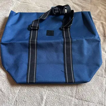 네이비 나일론 토트백