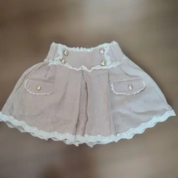 LIZ LISA 브라운 큐롯 스커트 히메 스타일