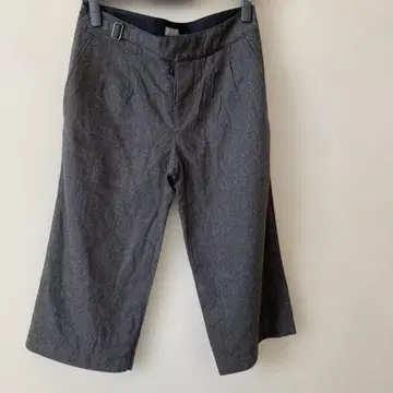 마가렛호웰 그레이 와이드 팬츠 허리 벨트 포함 사이즈 III