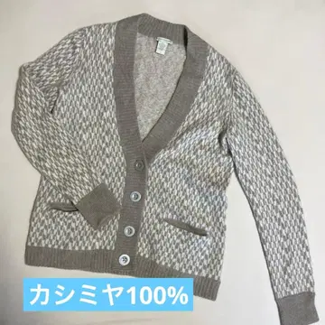 캐시미어 100% WHITE+WARREN 가디건 베이지 계열