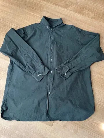 HAVERSACK 라운드 칼라 셔츠 XL 다크 그린