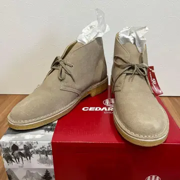미사용 시더 크레스트 CEDAR CREST 베이지 처카 부츠 26 US8