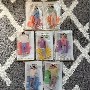 나니와단시 아크릴 스탠드 7개 세트