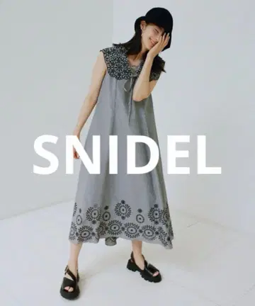 SNIDEL 펀칭 레이스 2WAY 원피스