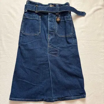 [새상품급] 시어터 프로덕츠 데님 타이트 스커트