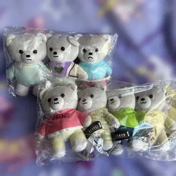 BE:FIRST 곰 봉제 인형 5체 세트