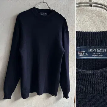 90S 프랑스제 SAINT JAMES 니트 CANCALE 네이비