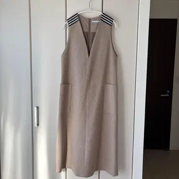 BORDERS & BALCONY 베이지 원피스 36사이즈