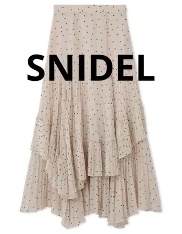 SNIDEL 쉬폰 캉캉 스커트