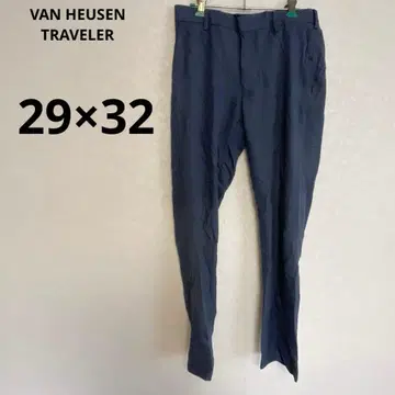 VAN HEUSEN TRAVELER 슬림 팬츠 29x32 네이비