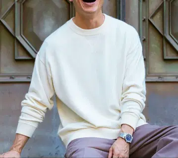 DRESSTERIOR 콜라보 샤기 니트 화이트