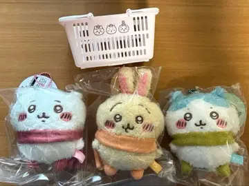 치이카와 (먼작귀) 포근한 차림 치이카와 하치와레, 토끼 미니 바스켓