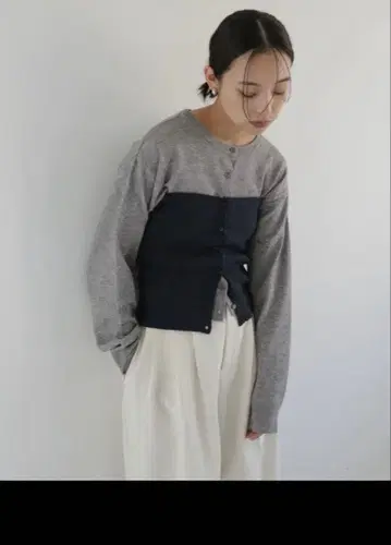 hellam 뷔스티에 부착 가디건