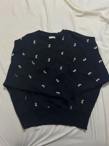 Juemi 토탈 J 맨투맨 블랙