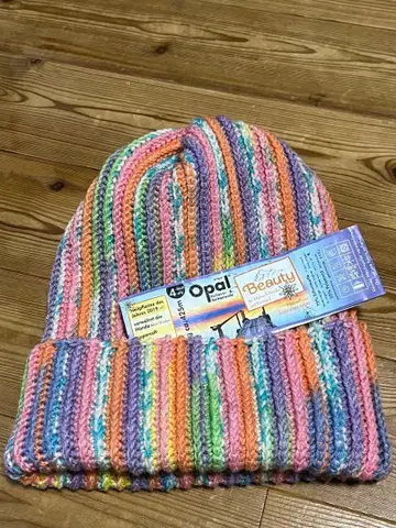 *오팔 털실* 비니* 니트 모자