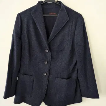 요시에 이나바 네이비 테일러드 자켓