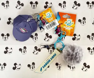 주토피아 주디 극장 굿즈 모자 꼬리 키링