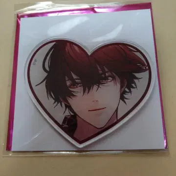 슈사 오라소와 with U 하트 아크릴 카드