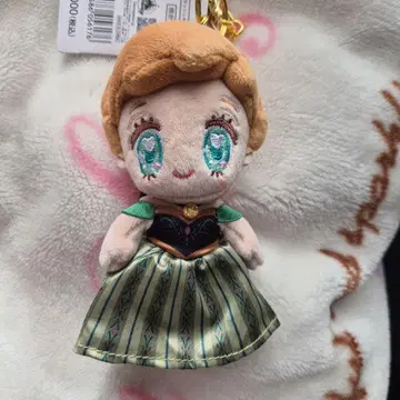 안나와 눈의 여왕 안나 봉제 인형 키링 블러쉬 키체인