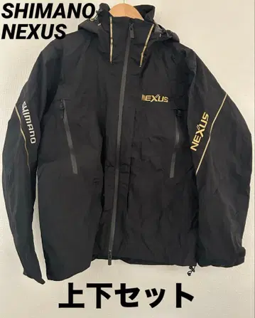 SHIMANO NEXUS 우비 L 사이즈 블랙 상하의 세트