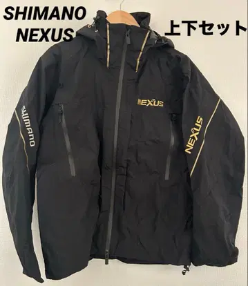 SHIMANO NEXUS 우비 L 사이즈 블랙 상하의 세트