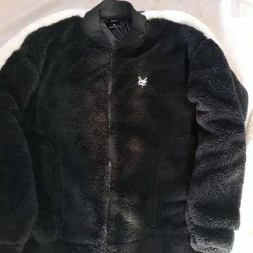 ZOO YORK 블랙 플리스 자켓 M