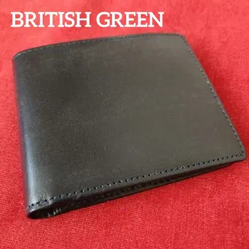 BRITISH GREEN 접이식 지갑 블랙