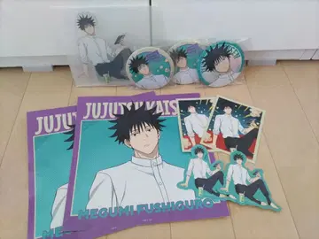 주술회전 세가 럭키 쿠지 후시구로 메구미 아크릴 스탠드 캔뱃지 스티커