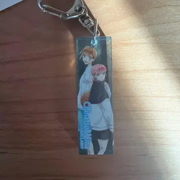 푸른상자 아크릴 바 키링 사슴노 치나츠 & 나비노 히나